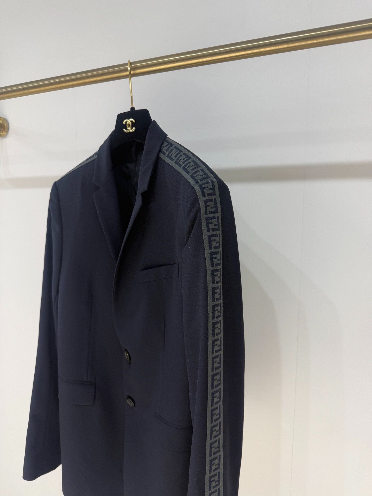 Fendi Fendi FF Sleeved Badge Suit Jacket Size US S / EU 44-46 / 1 - 3 Thumbnail