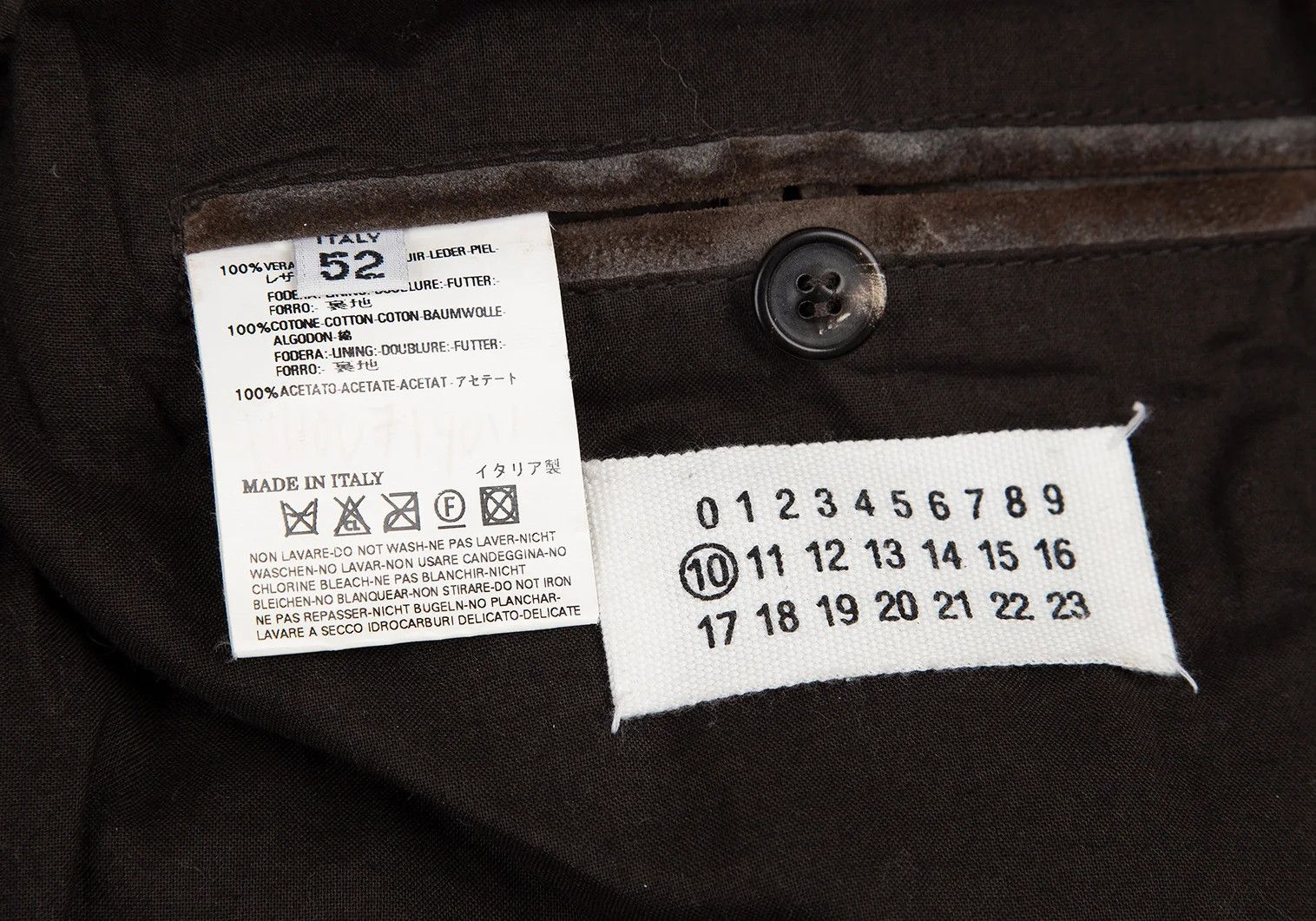 Maison Margiela Brown Waxed Suede Leather Riders Jacket Size 52 Size US L / EU 52-54 / 3 - 16 Thumbnail
