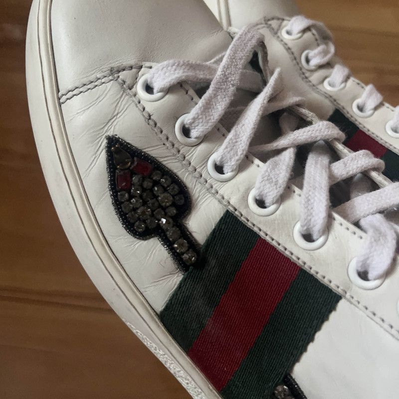 Gucci Gucci Ace Embroidered Sneakers for Women - Size US 6.5 / IT 36.5 - 6 Thumbnail