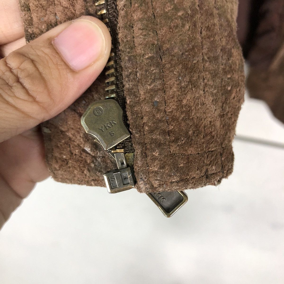 Issey Miyake 🔥Vintage Genuine Leather Jacket Biker Wilsons Leather Size US L / EU 52-54 / 3 - 18 Thumbnail