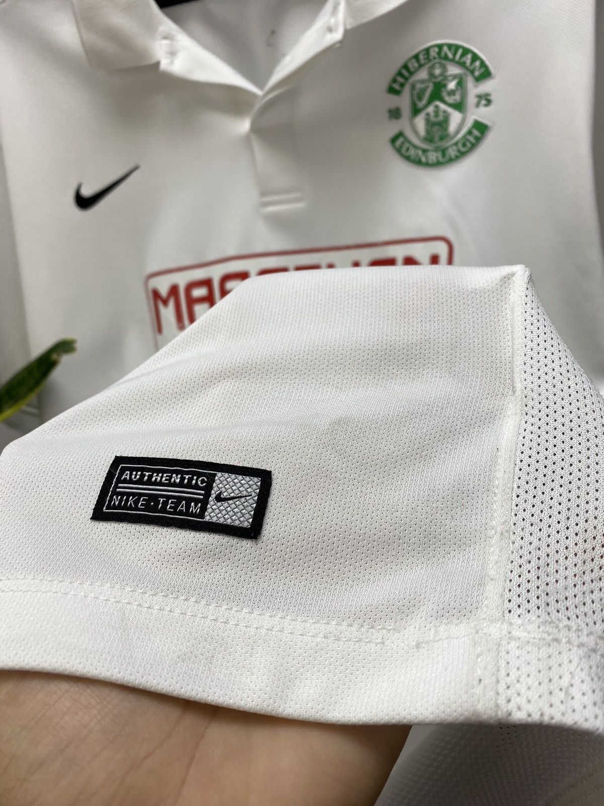 Adidas × Vintage Nike 2014 2015 Hibernian Edinburgh Soccer Jersey Football Size US XXL / EU 58 / 5 - 8 Thumbnail