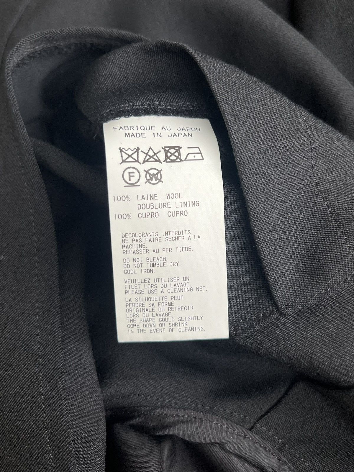 Yohji Yamamoto Yohji Yamamoto Pour Homme - Double Front end round curve JKT Size US M / EU 48-50 / 2 - 6 Thumbnail