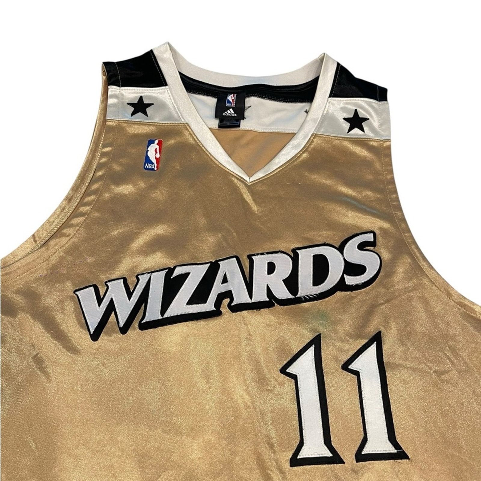 Adidas Washington Wizards Adidas Gold Arenas #11 N.HEWITT Jersey 56 Size US XL / EU 56 / 4 - 2 Thumbnail