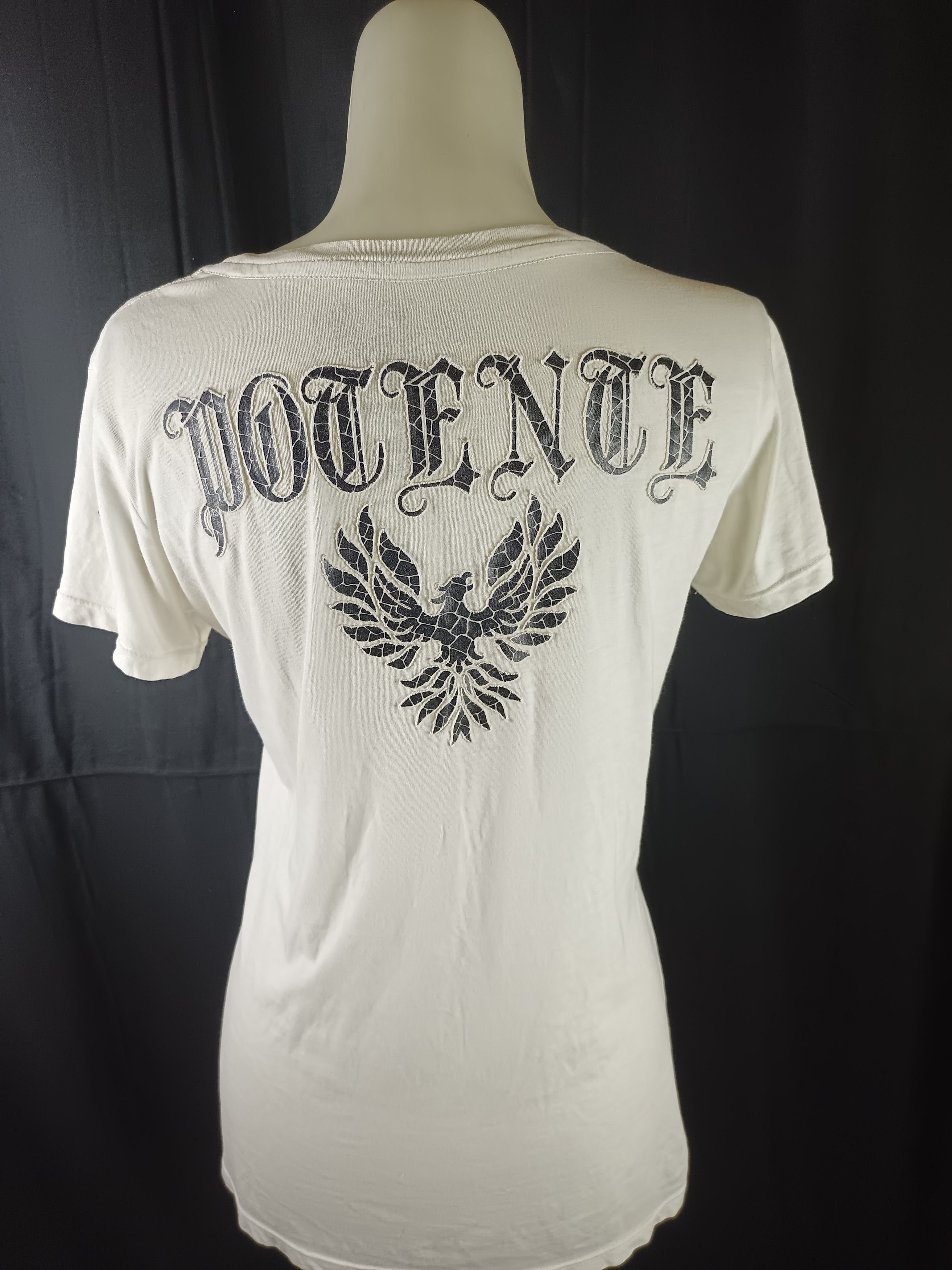 Vintage POTENTE Poem Live Fair Women's T-shirt Size M / US 6-8 / IT 42-44 - 11 Thumbnail