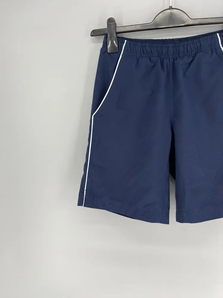 Nike 90s Vintage Nike Black Nylon Mini Swoosh Shorts Travis Style Size US 32 / EU 48 - 5 Thumbnail