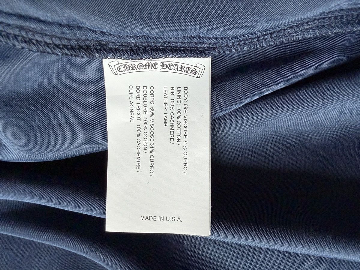 Chrome Hearts Chrome Hearts So It Goes Dark Navy Velour Jacket Sz XL Size US XL / EU 56 / 4 - 19 Thumbnail