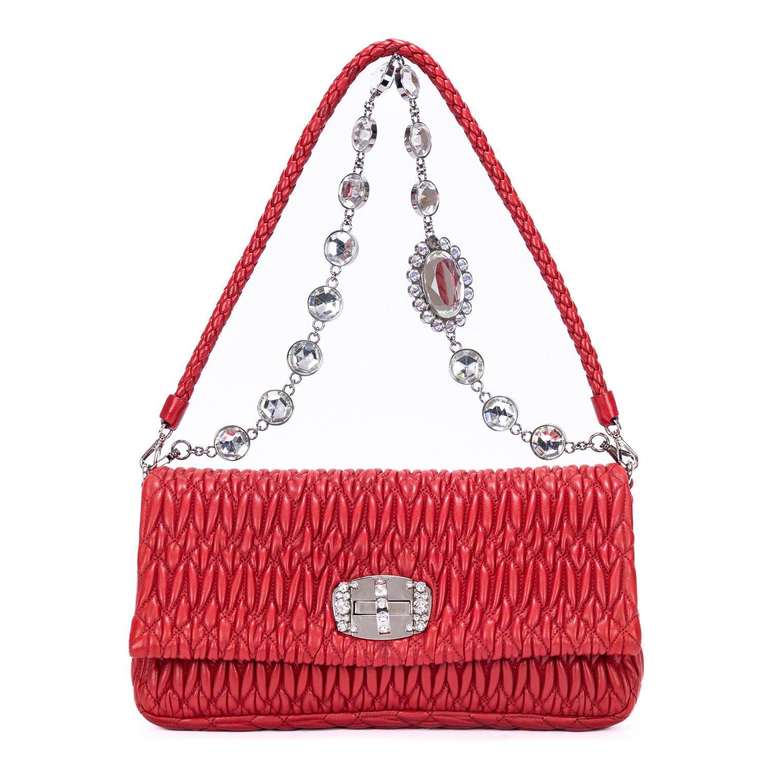 Miu Miu Crystal Cloque Size ONE SIZE - 1 Thumbnail