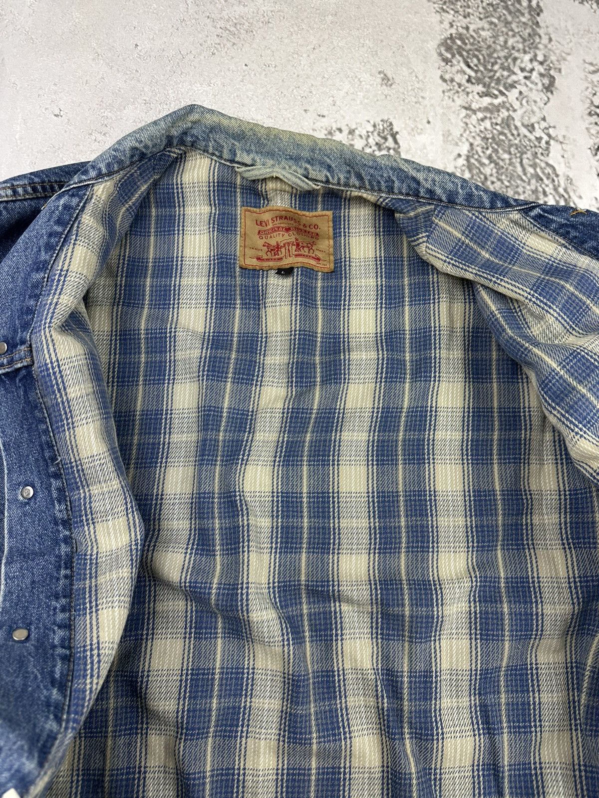 Levi's Vintage Clothing Vintage Levi’s Heavy Denim Jacket Made In USA Size US L / EU 52-54 / 3 - 8 Thumbnail