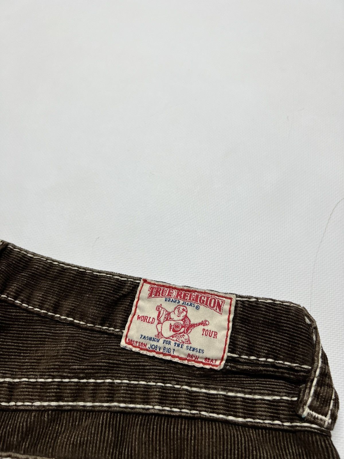 True Religion Vintage Y2k True Religion Brown🤎 Velvet Denim Jeans Rare 90s Size 30" / US 8 / IT 44 - 9 Thumbnail