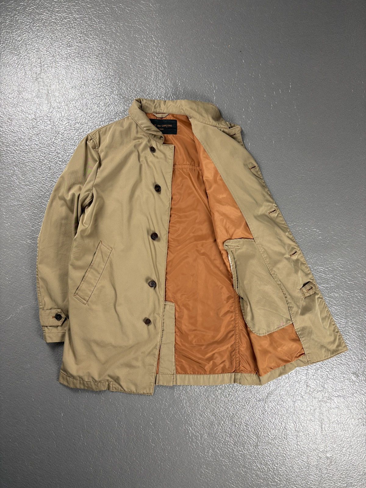 Comme des Garcons Comme des Garcons AW15 Homme Button Up Coat Beige Size US M / EU 48-50 / 2 - 5 Thumbnail