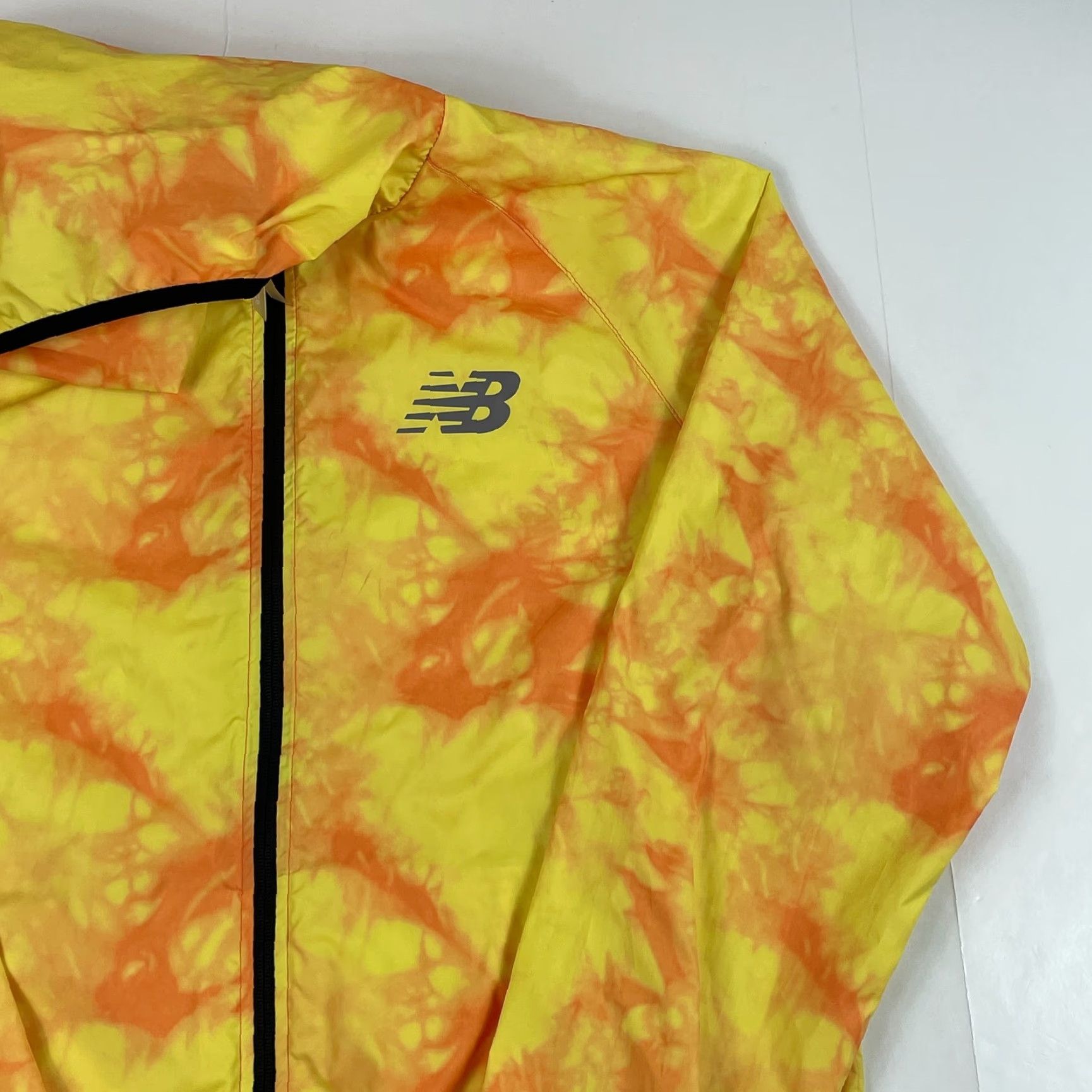 New Balance New Balance Jacket Mens M Yellow Tie Dye Hooded Full Zip Windbreaker Casual Outdoor Size US M / EU 48-50 / 2 - 3 Thumbnail