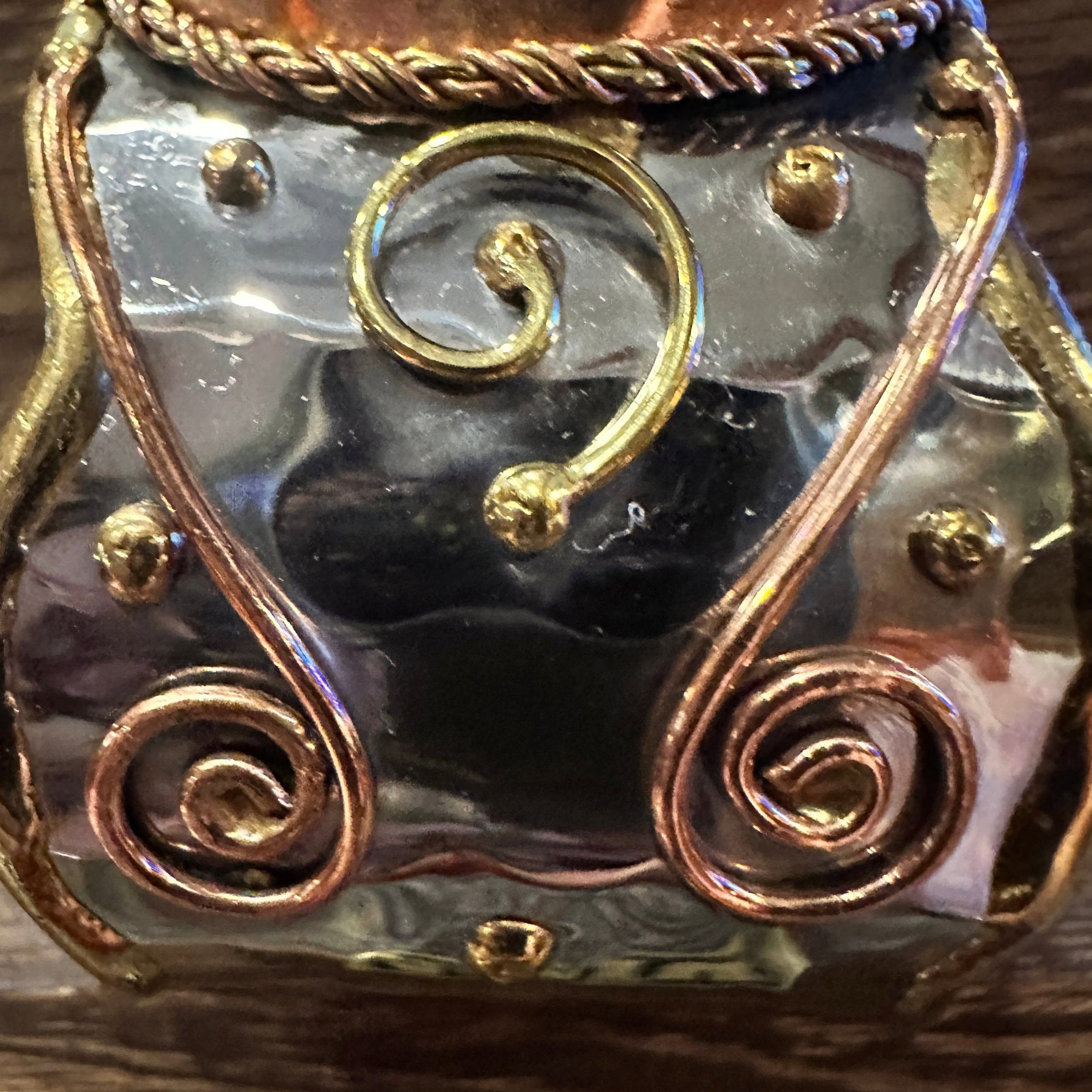 Other Artisan 2-Inch Wide Lapis Lazuli Cuff Bracelet, Adjustable M Size ONE SIZE - 7 Thumbnail