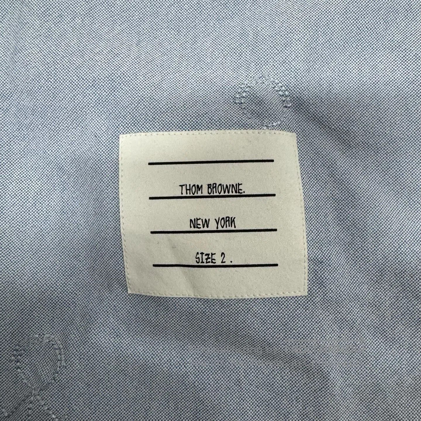 Thom Browne Thom Browne TB Stickman Embroidery Long Sleeve Shirt. Size US M / EU 48-50 / 2 - 5 Thumbnail