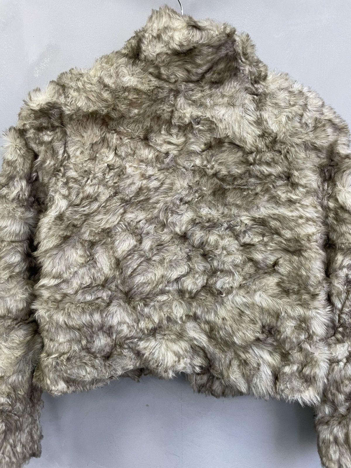 Japanese Brand RARE vintage faux fur BARBIE CROPPED coat jacket Y2K Size M / US 6-8 / IT 42-44 - 11 Thumbnail
