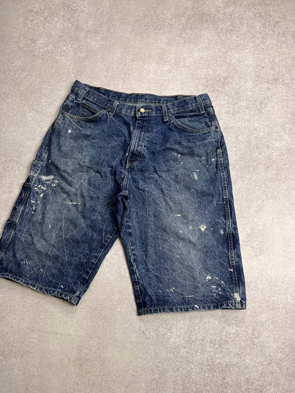 Dickies × Vintage Vintage Dickes Cargo Destroyed Shorts Jorts 35 Size US 35 - 4 Thumbnail