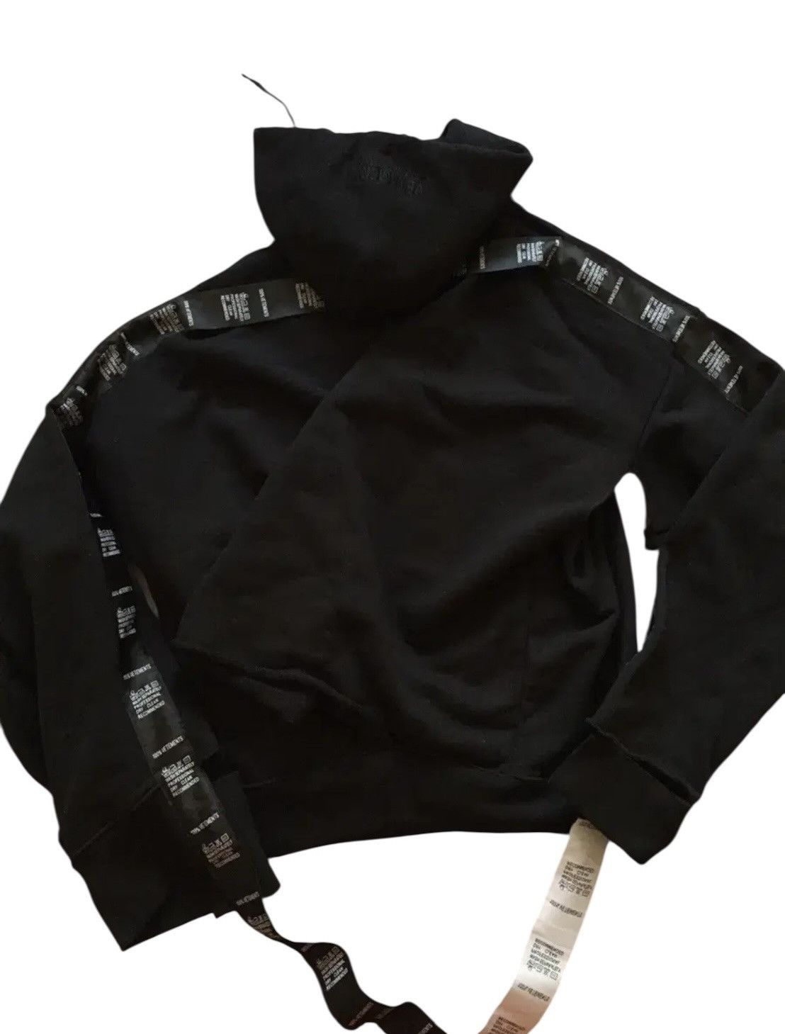 Vetements Vetements Washing Label Tape Hoodie Size US S / EU 44-46 / 1 - 2 Thumbnail