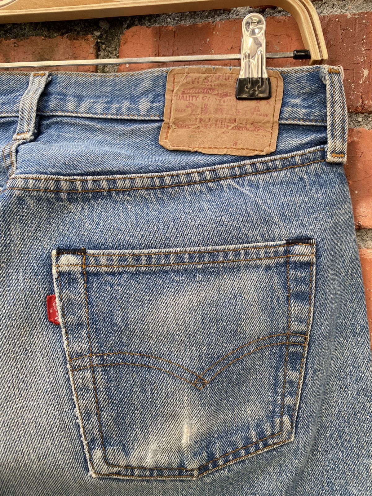 Levi's × Levi's Vintage Clothing × Vintage W32x33 Vintage levi's 501 made in USA faded Size US 32 / EU 48 - 3 Thumbnail