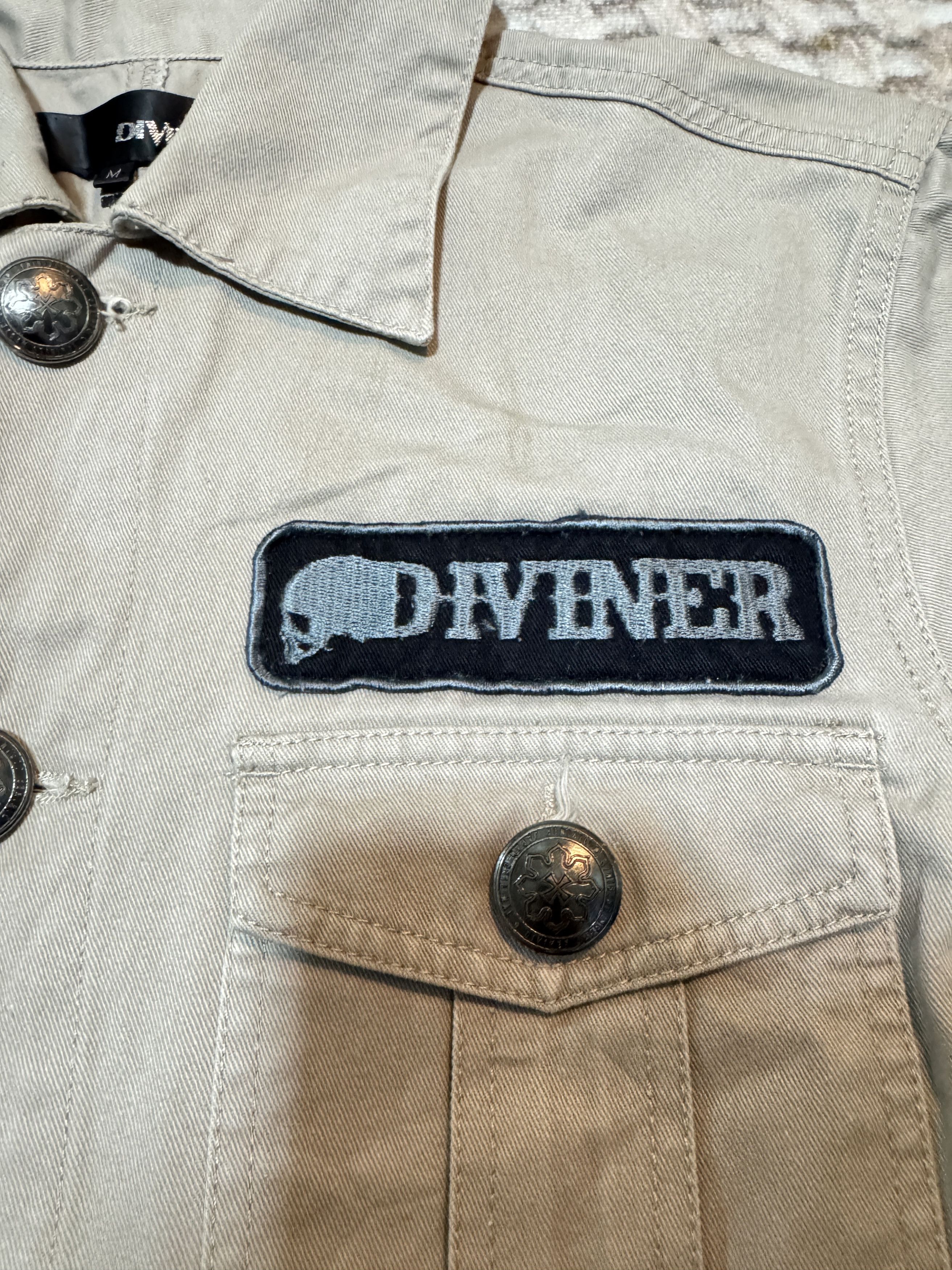 Japanese Brand Japanese Brand Diviner Skull Cross Embroider Coverall Size US 33 - 6 Thumbnail