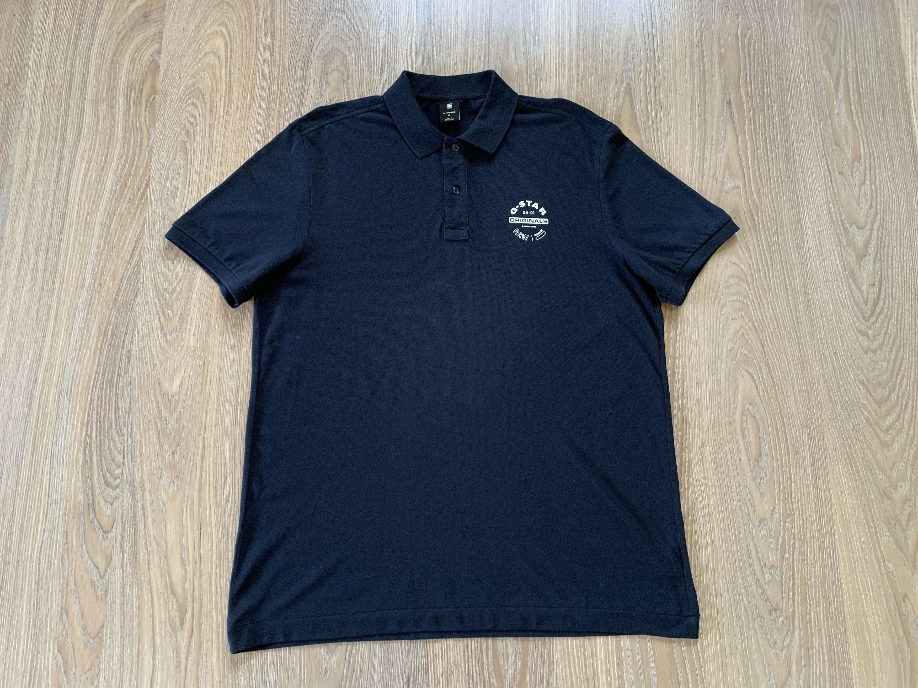 G-Star G Star Raw Basic Cotton Polo T Shirt Size US XL / EU 56 / 4 - 2 Thumbnail