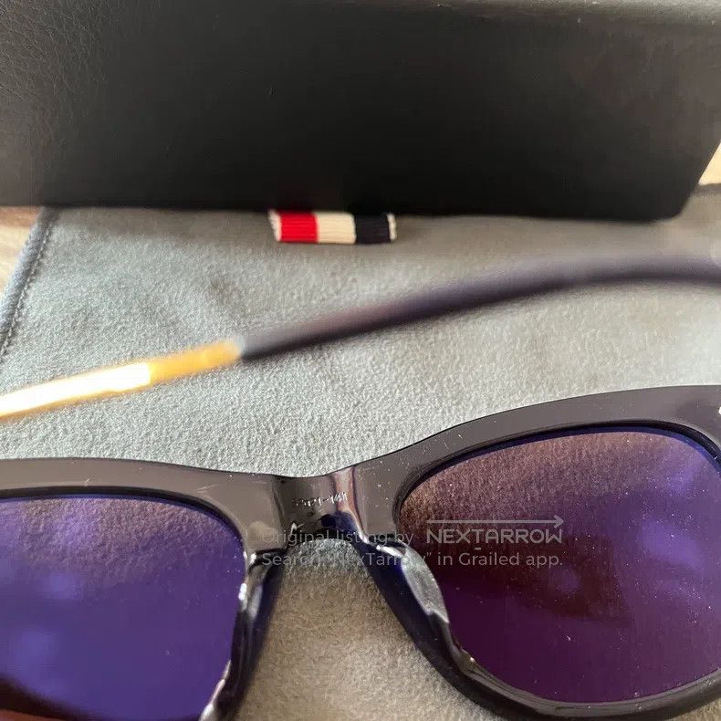 Thom Browne Thom Browne Navy blue sunglasses Size ONE SIZE - 5 Thumbnail