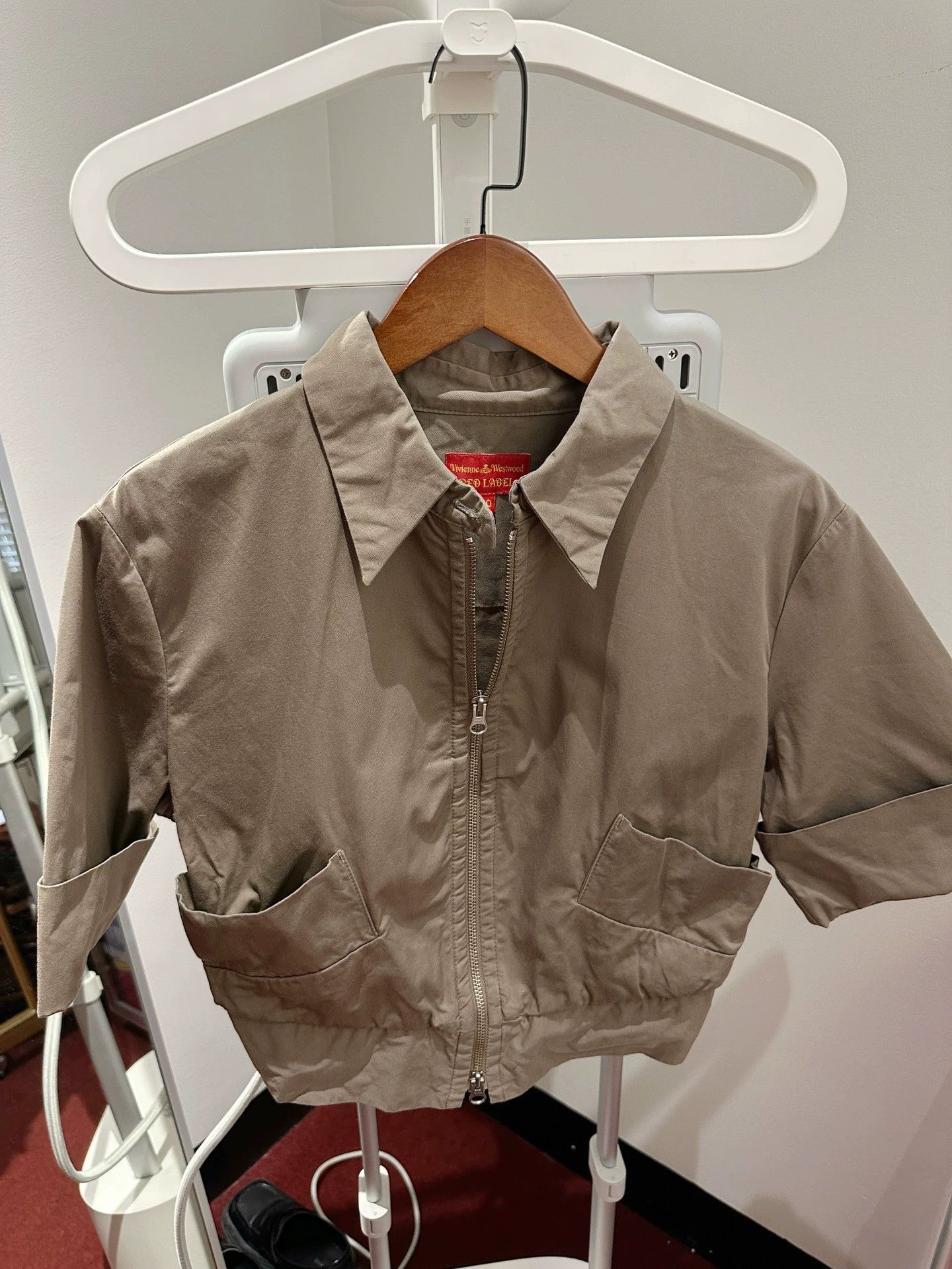 Vivienne Westwood Vivienne Westwood Khaki Oversized 3/4 Sleeve Jacket Size S / US 4 / IT 40 - 4 Thumbnail