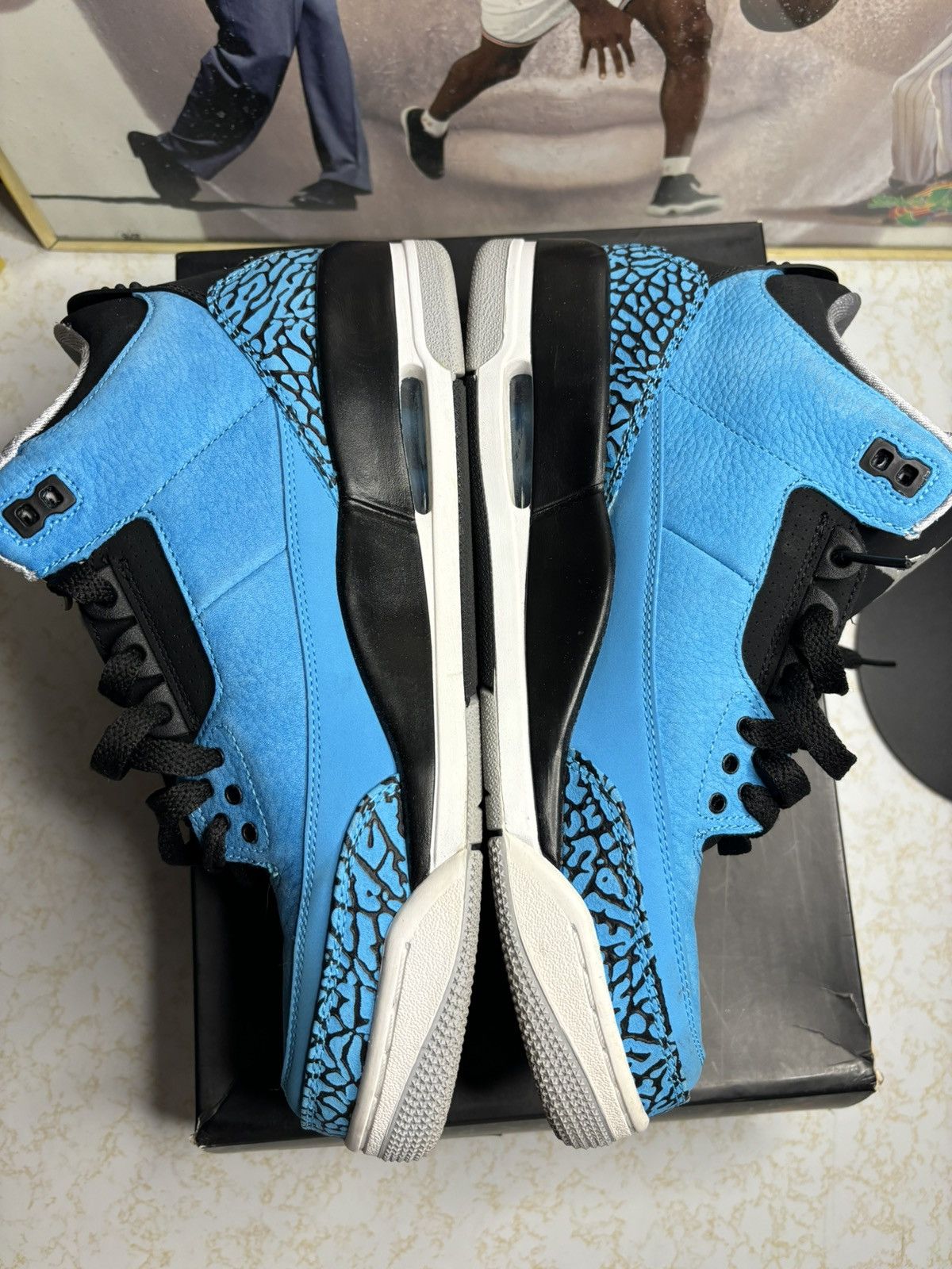 Jordan Brand Air Jordan 3 Retro Powder Blue 2014 Size US 9 / EU 42 - 3 Thumbnail