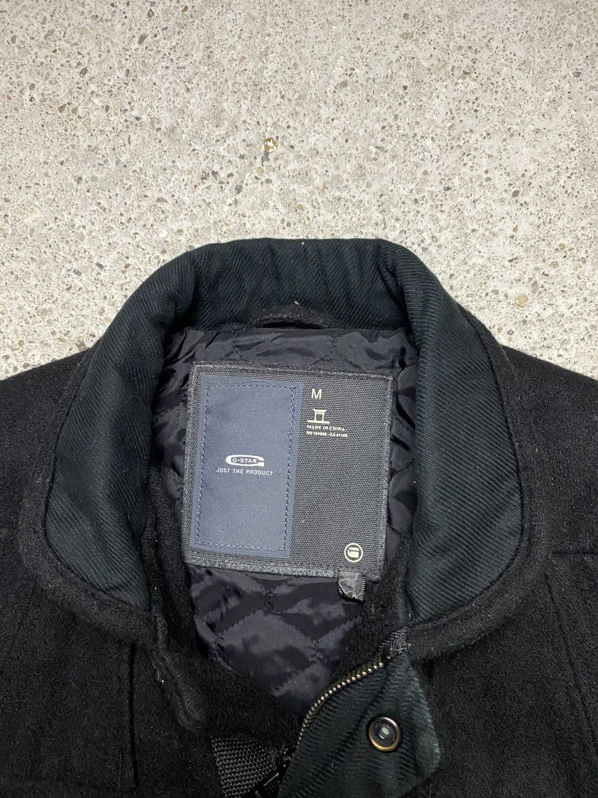 G-Star G star bomber wool jacket old money black Size US M / EU 48-50 / 2 - 9 Thumbnail