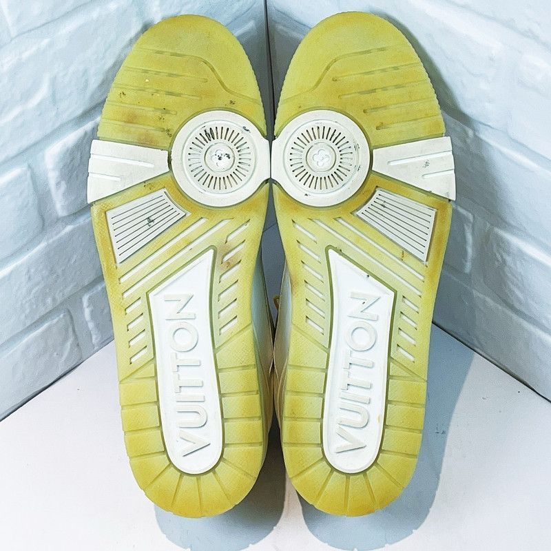 Louis Vuitton Louis Vuitton Trainer White Low Top Fashion Sneakers -2508 Size US 9.5 / EU 42-43 - 4 Thumbnail