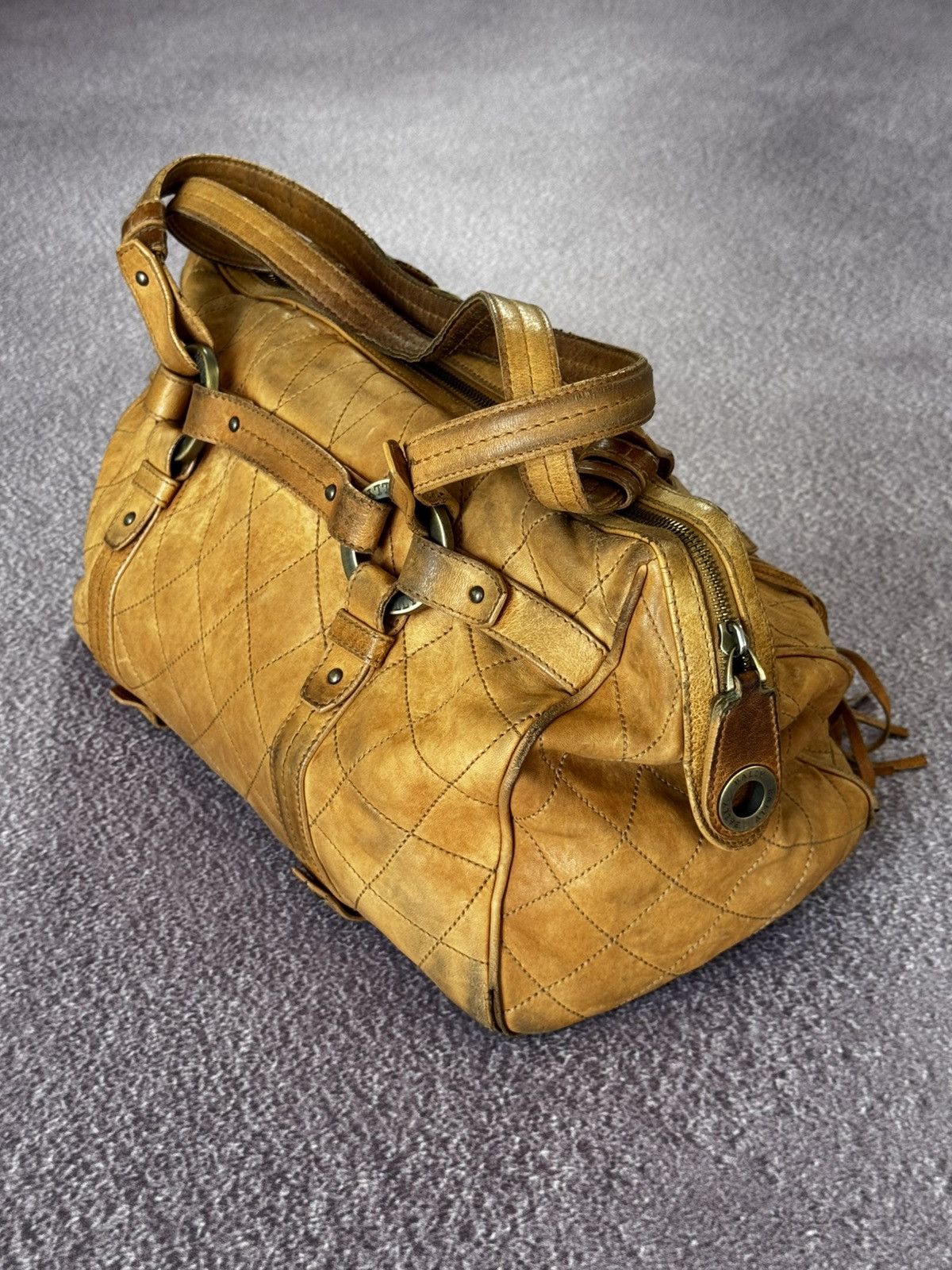 Bally Bally Leather Faded Luxury Designer Y2K Handle Bag Size ONE SIZE - 7 Thumbnail