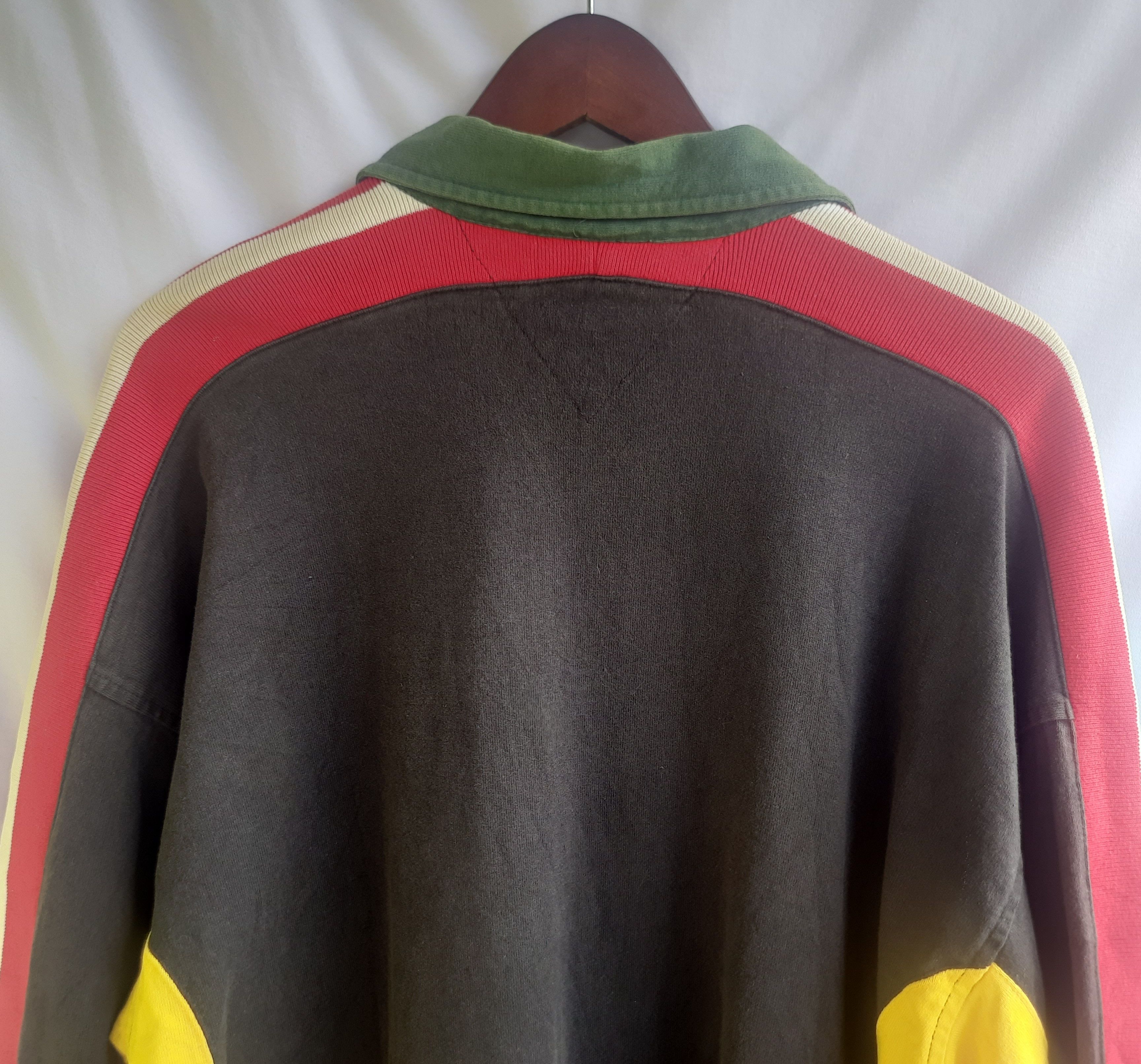 Tommy Hilfiger 90s TOMMY HILFIGER Rugby Heavy Polo Shirt Long Sleeve Size US XL / EU 56 / 4 - 4 Thumbnail
