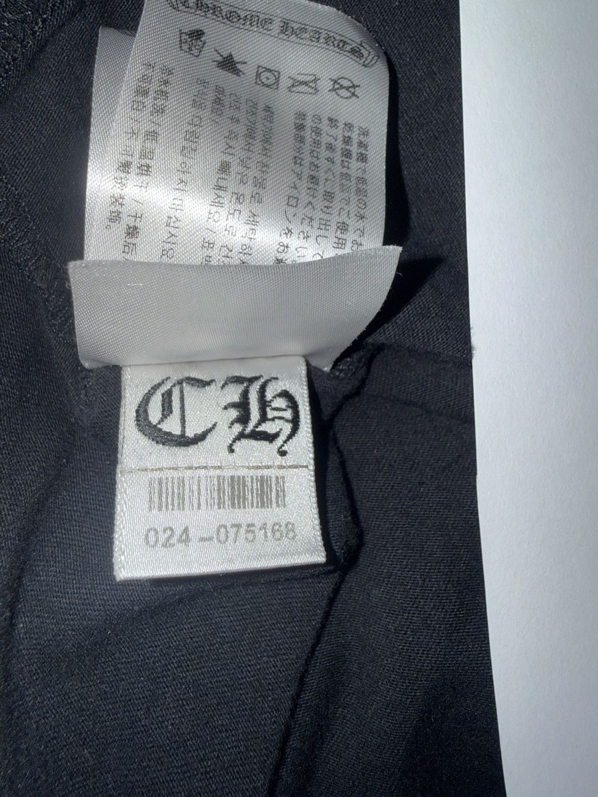 Chrome Hearts Chrome hearts neck logo/big cross tshirt Size US L / EU 52-54 / 3 - 10 Thumbnail