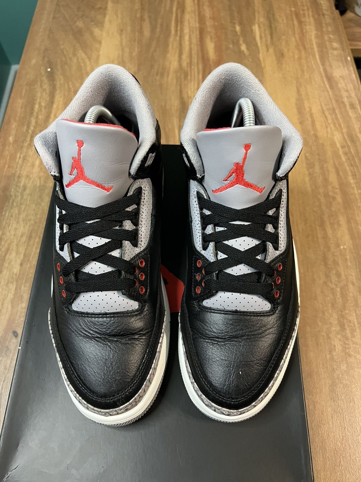 Jordan Brand Size 8.5 Jordan 3 Black Cement Size US 8.5 / EU 41-42 - 3 Thumbnail