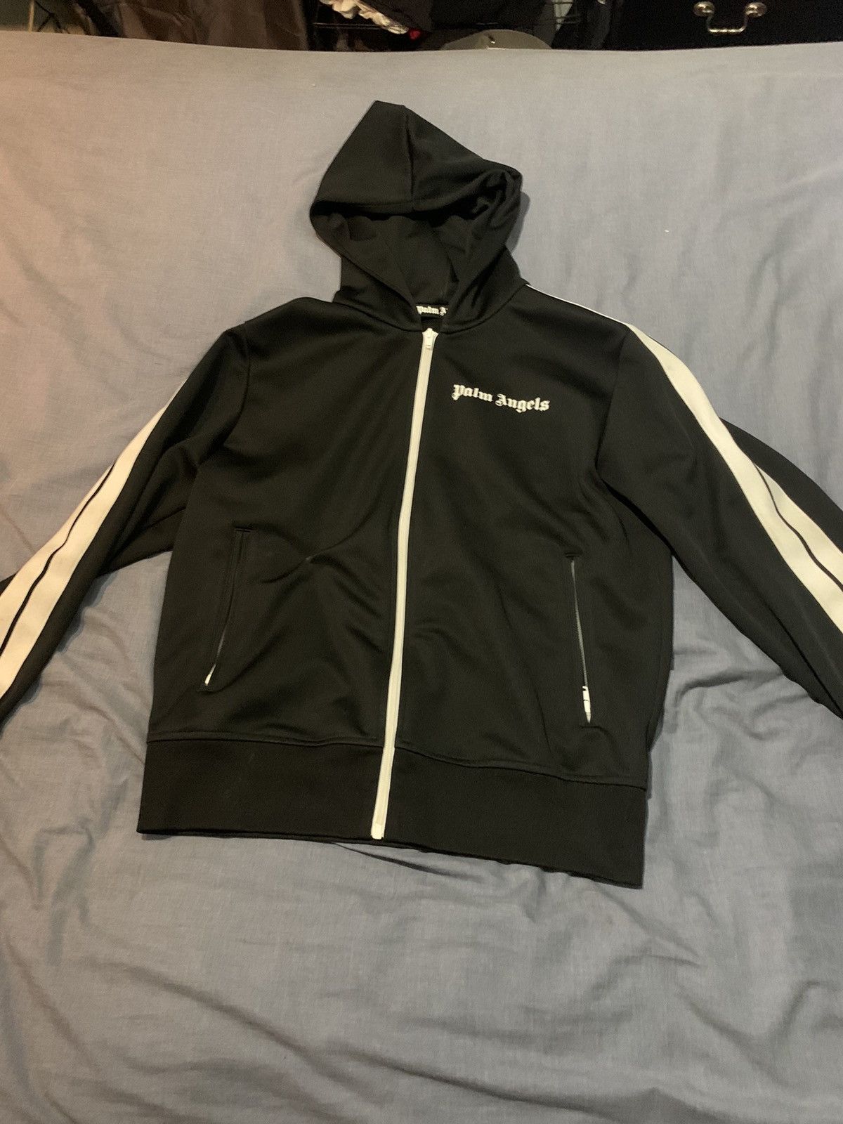 Palm Angels Palm Angels hooded Track jacket sweatsuit Grailed