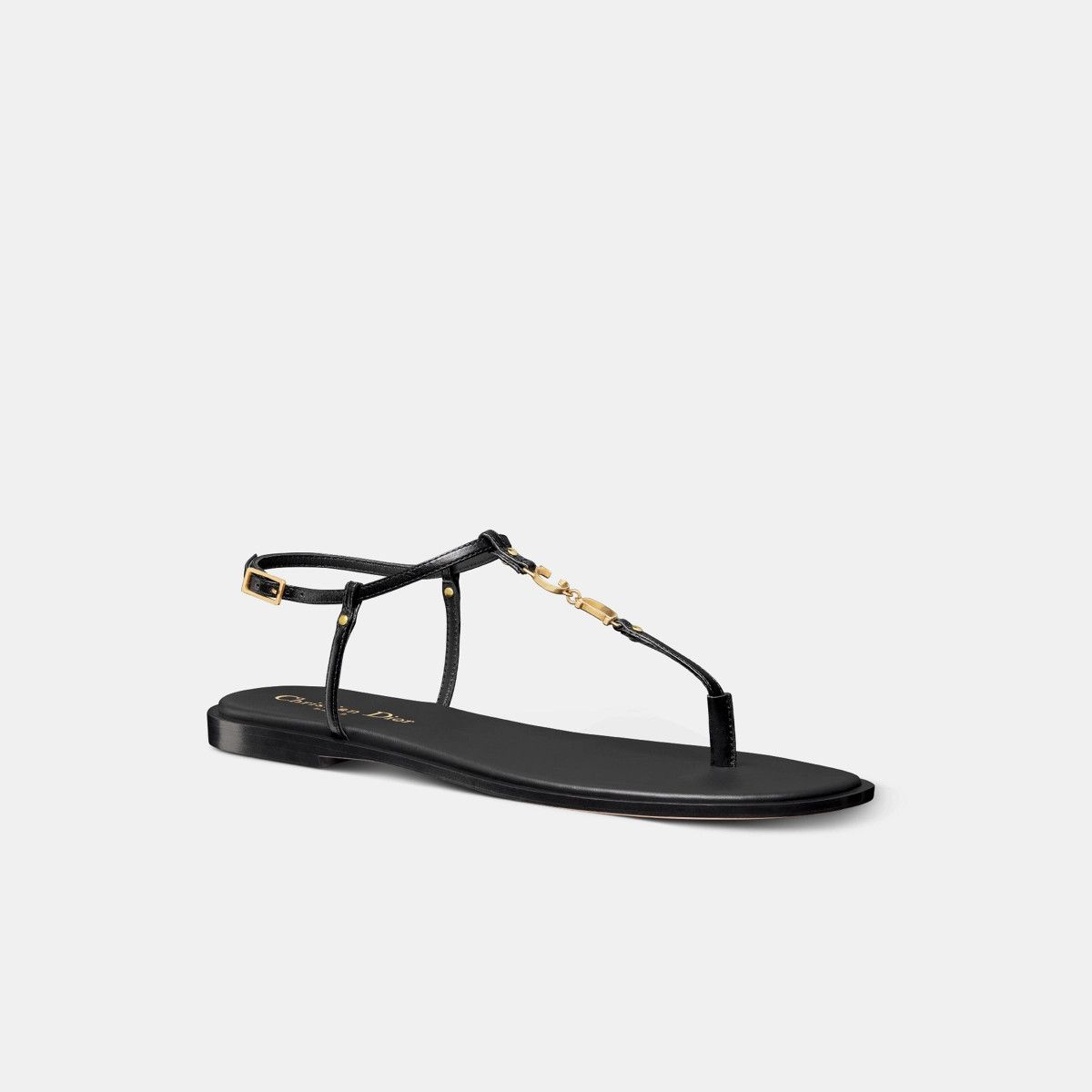 Dior o1bcso1str0226 Cest Dior Thong Sandal in Black Size US 5 / IT 35 - 2 Thumbnail