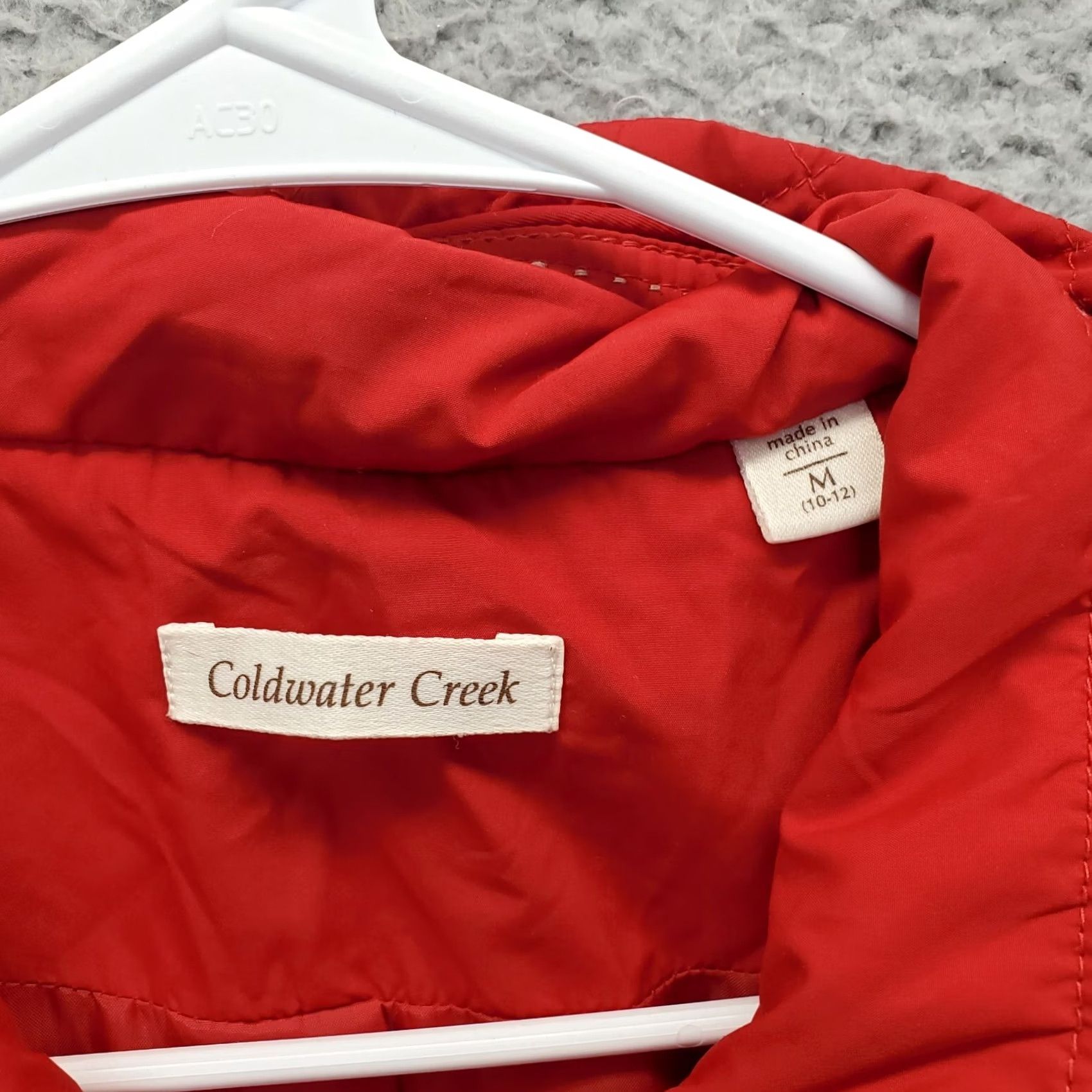 Coldwater Creek Coldwater Creek Quilted Vest Womens Medium Red Lined Pockets Sleeveless Full Zip - Cozy Fall Style Size M / US 6-8 / IT 42-44 - 5 Thumbnail