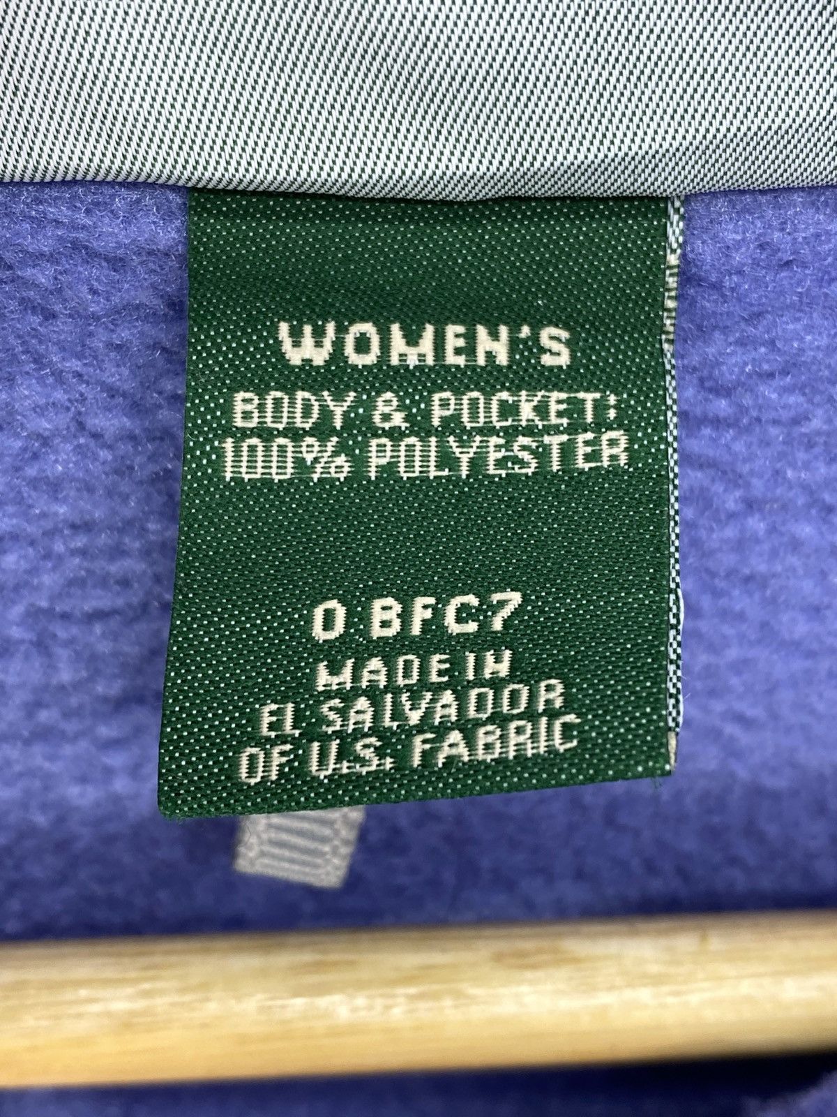 L.L. Bean Vintage Y2K LL Bean Polartec Pullover Fleece Jacket Size S / US 4 / IT 40 - 12 Thumbnail