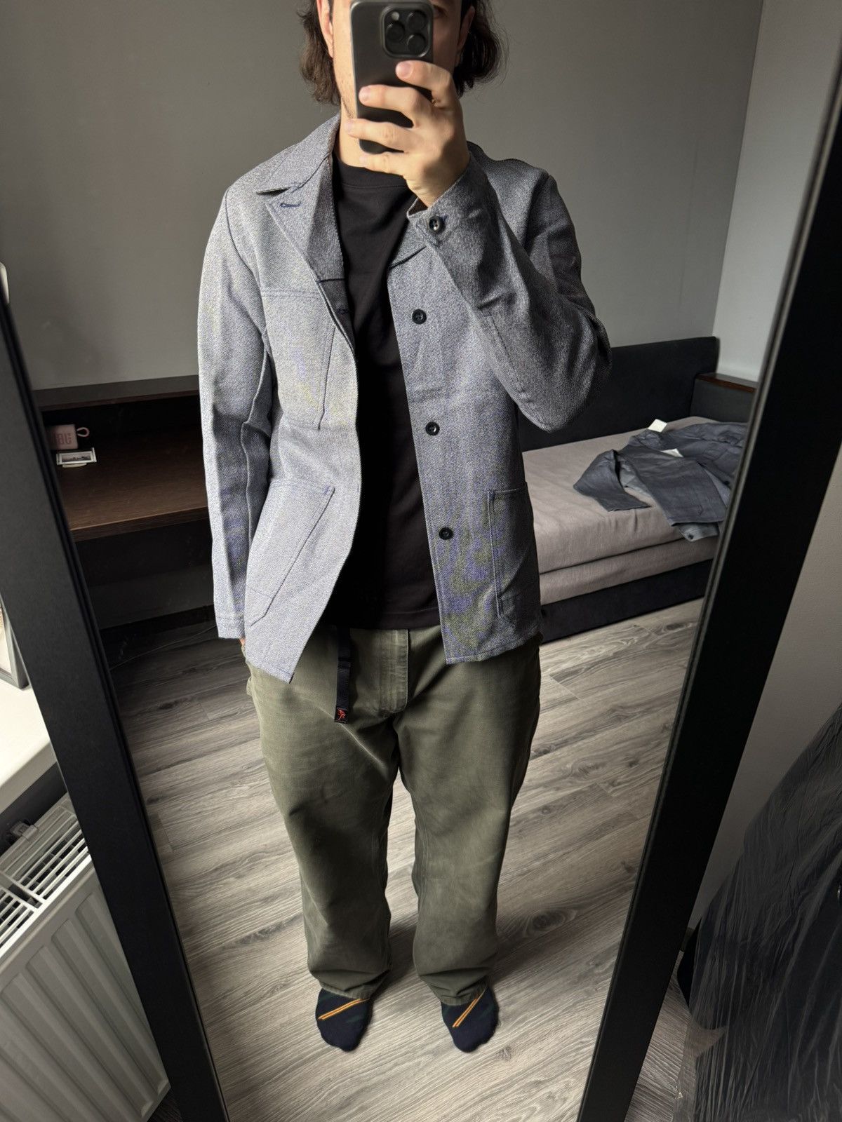 Le Laboureur Vintage French Workwear Utility Chore Sanfor Marsum Jacket Size US S / EU 44-46 / 1 - 1 Thumbnail