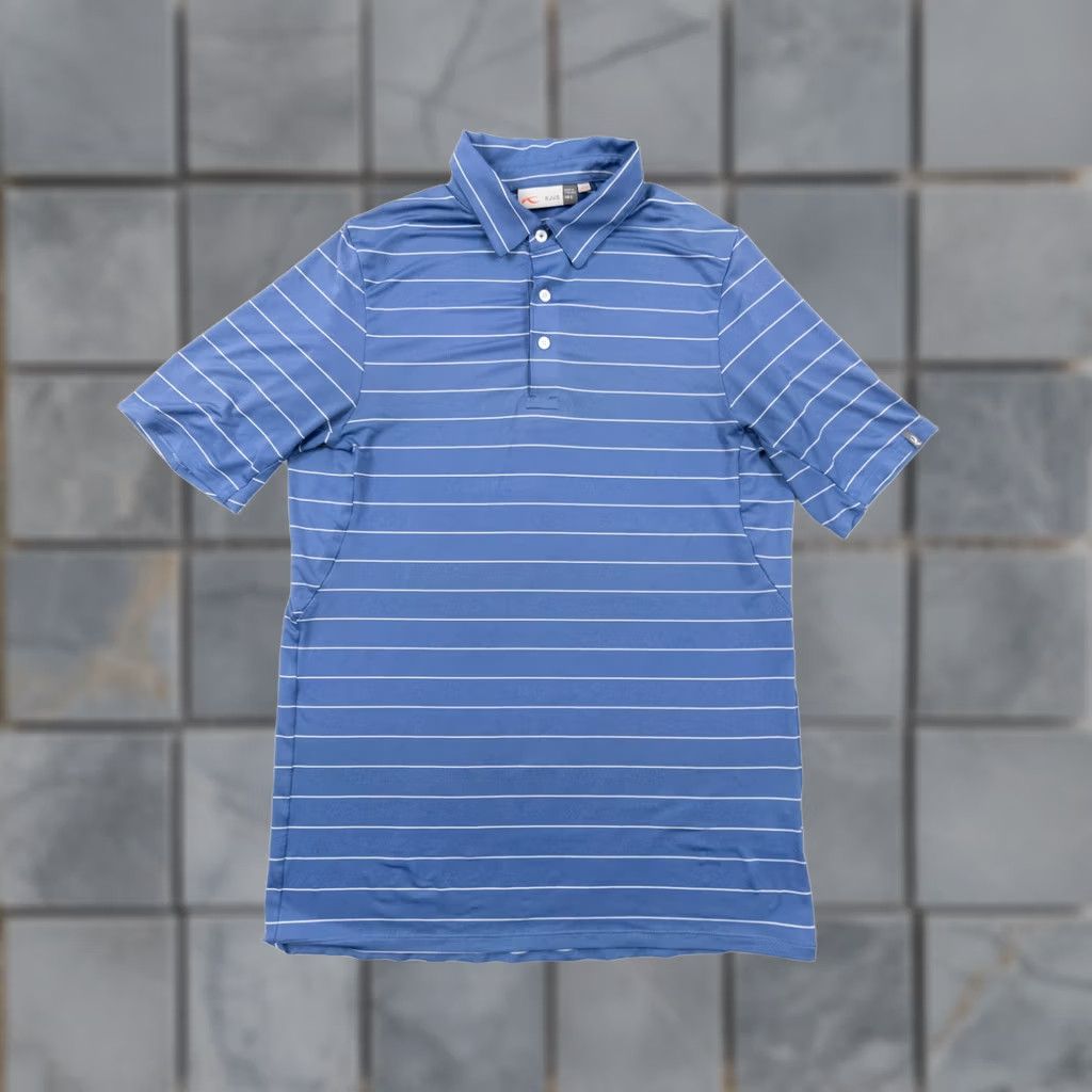 KJUS KJUS Shirt Mens Small Blue Polo Striped Short Sleeve Adult Collared Size US S / EU 44-46 / 1 - 1 Thumbnail