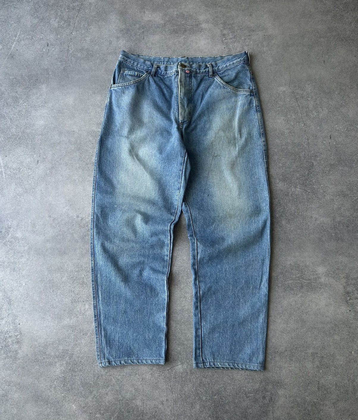 Denime × Vintage D’.A.N.G.E.L.O itally designer baggy jeans mens rare y2k Size US 34 / EU 50 - 4 Thumbnail