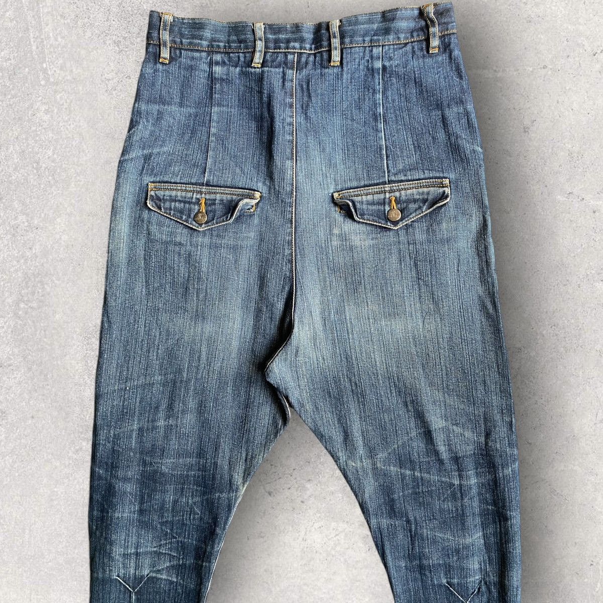 Vivienne Westwood VW Drop Crotch Tapered Jeans Size US 32 / EU 48 - 9 Thumbnail