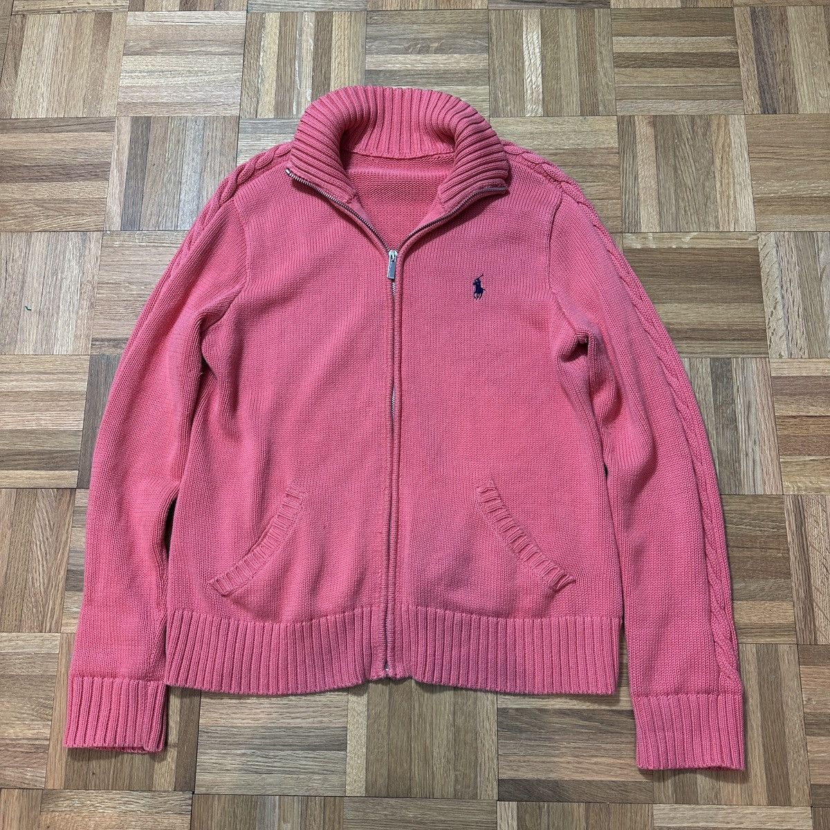 Ralph Lauren Vintage Ralph Lauren zip up sweater Size US S / EU 44-46 / 1 - 1 Thumbnail