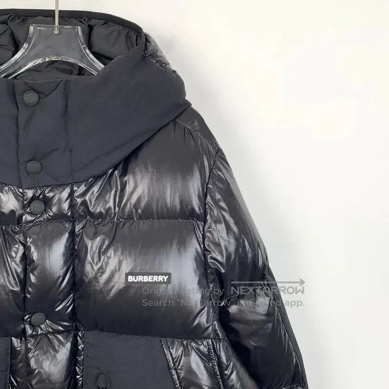 Burberry Burberry L Size Dark Blue Women's Down Jacket. Size L / US 10 / IT 46 - 3 Thumbnail