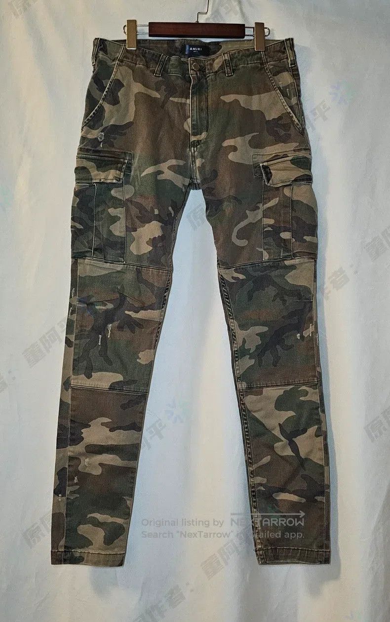 Amiri Amiri Camouflage Cargo Pants Size US 32 / EU 48 - 1 Thumbnail