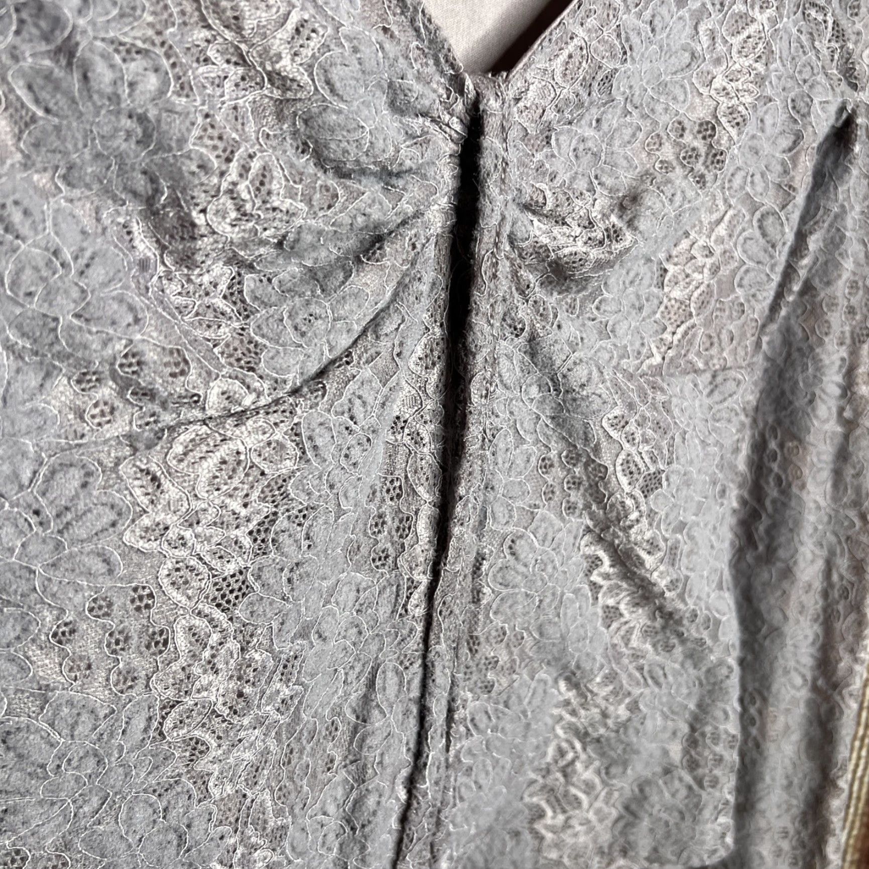 Vintage Y2K SELF ESTEEM Floral Lace Trim Top Sz M Long Sleeve Cottagecore Brown Shirt Women Vintage No Size M / US 6-8 / IT 42-44 - 2 Thumbnail