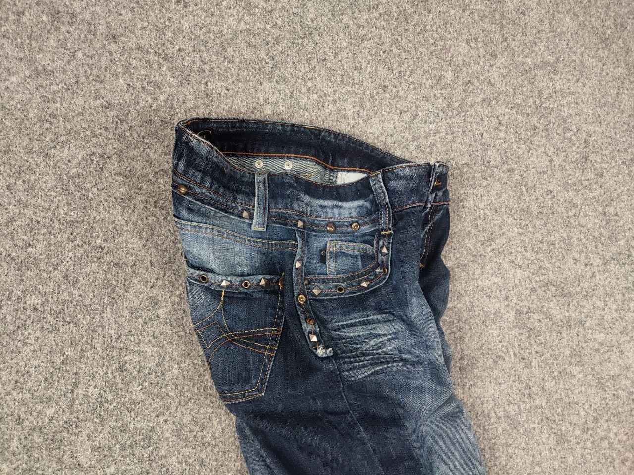 Just Cavalli Vintage 90's Just Cavalli Faded Denim Logo Jeans Y2K Style Size US 30 / EU 46 - 4 Thumbnail