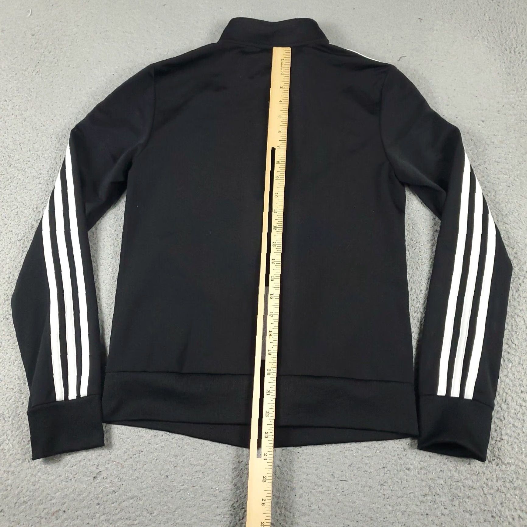 Adidas Adidas Jacket Womens XS Black White Full Zip Up Track Jacket Casual Sports Size XS / US 0-2 / IT 36-38 - 6 Thumbnail