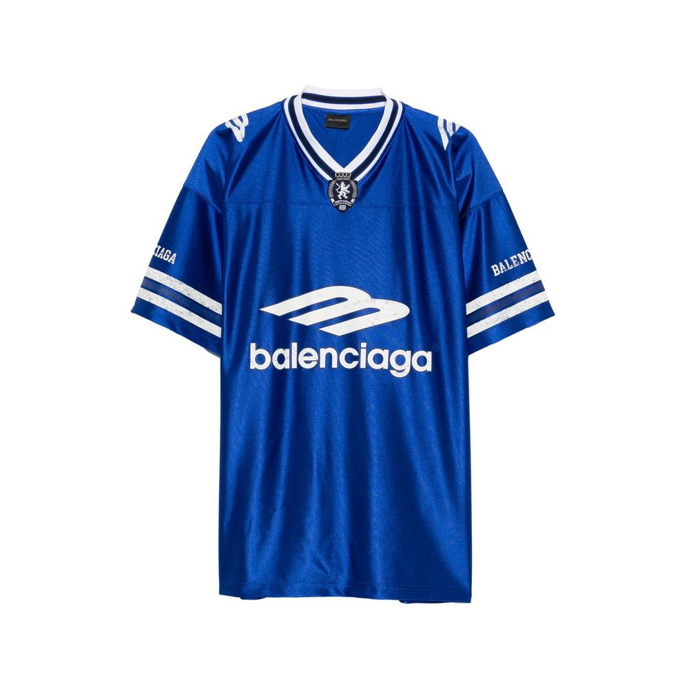Balenciaga Balenciaga BLUE T-Shirts & Vests - T-Shirts Size US L / EU 52-54 / 3 - 1 Thumbnail