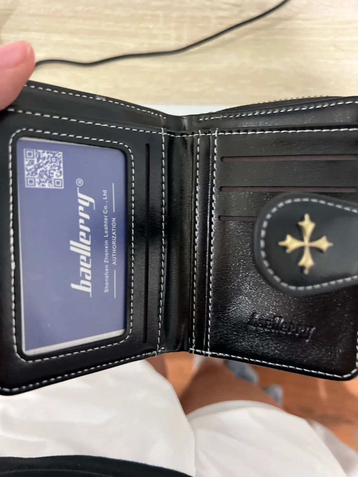 Japanese Brand PU Leather Cross Wallet Size ONE SIZE - 3 Thumbnail