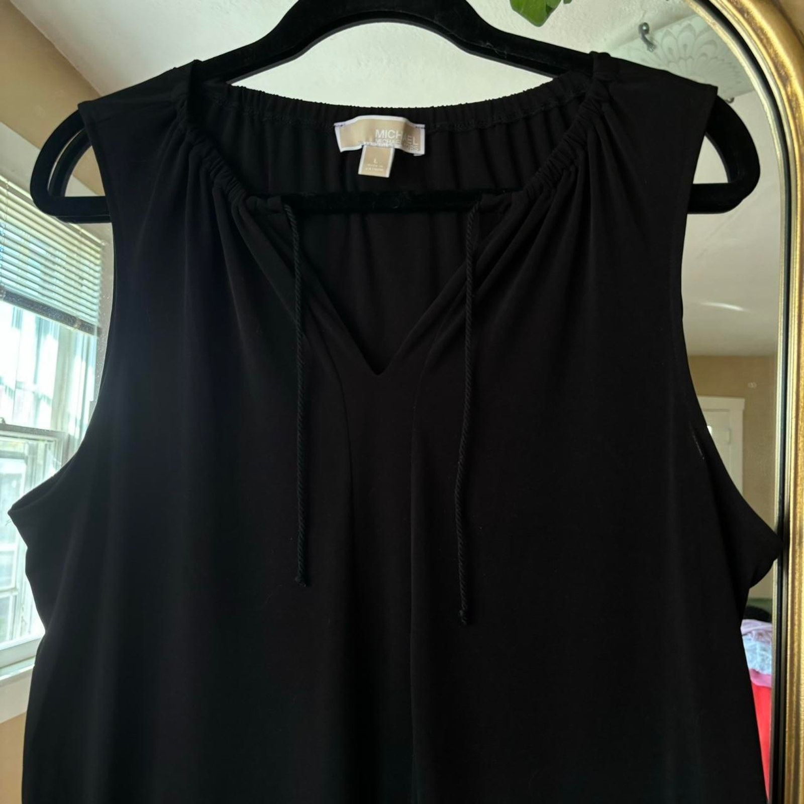 Michael Kors Michael Kors Black Shift Dress Large LBD Designer Vacation Size L / US 10 / IT 46 - 4 Thumbnail