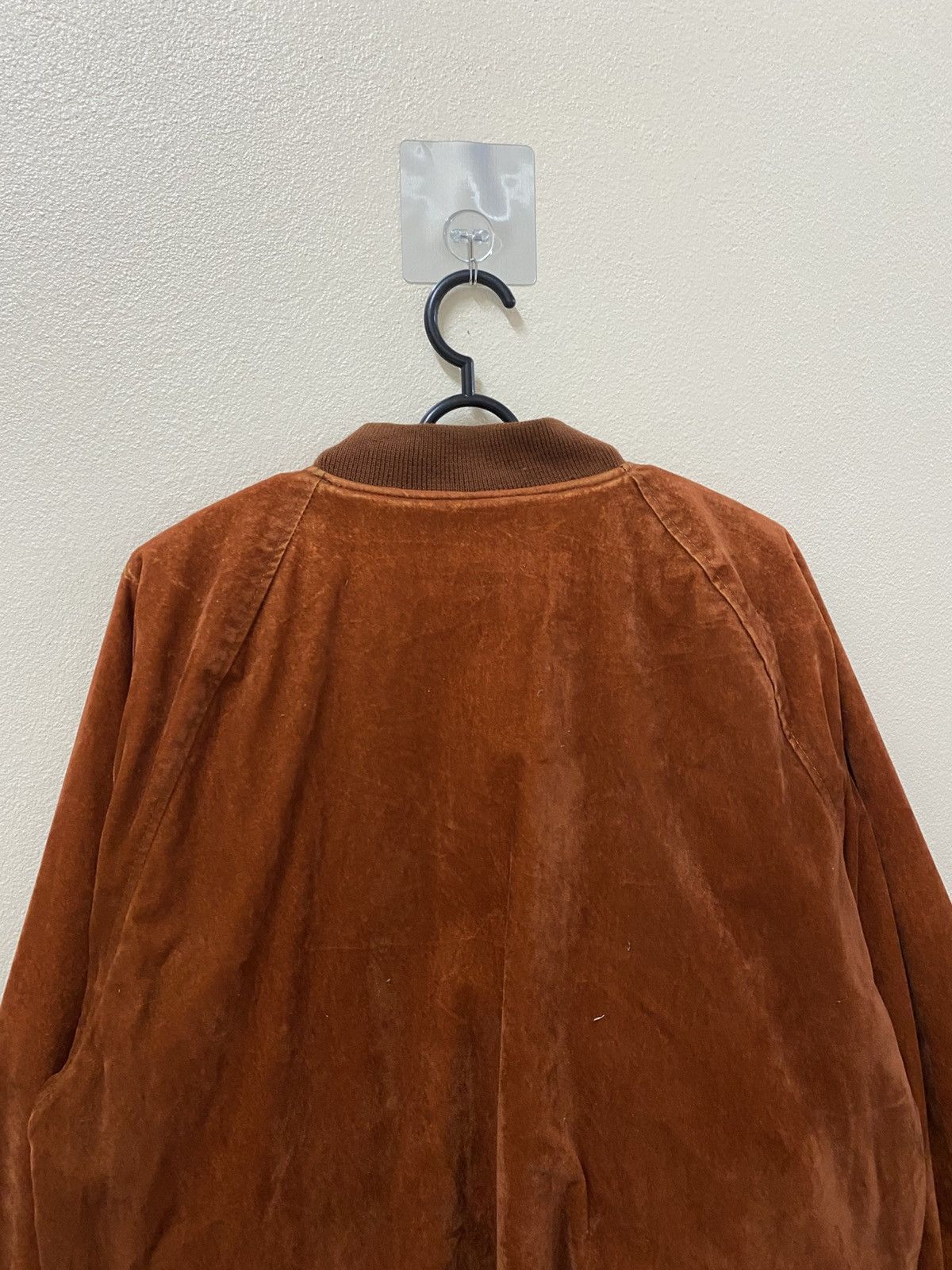 Japanese Brand Vintage Japanese Acrylic Bomber Jacket Brown Made in Japan Size US M / EU 48-50 / 2 - 9 Thumbnail